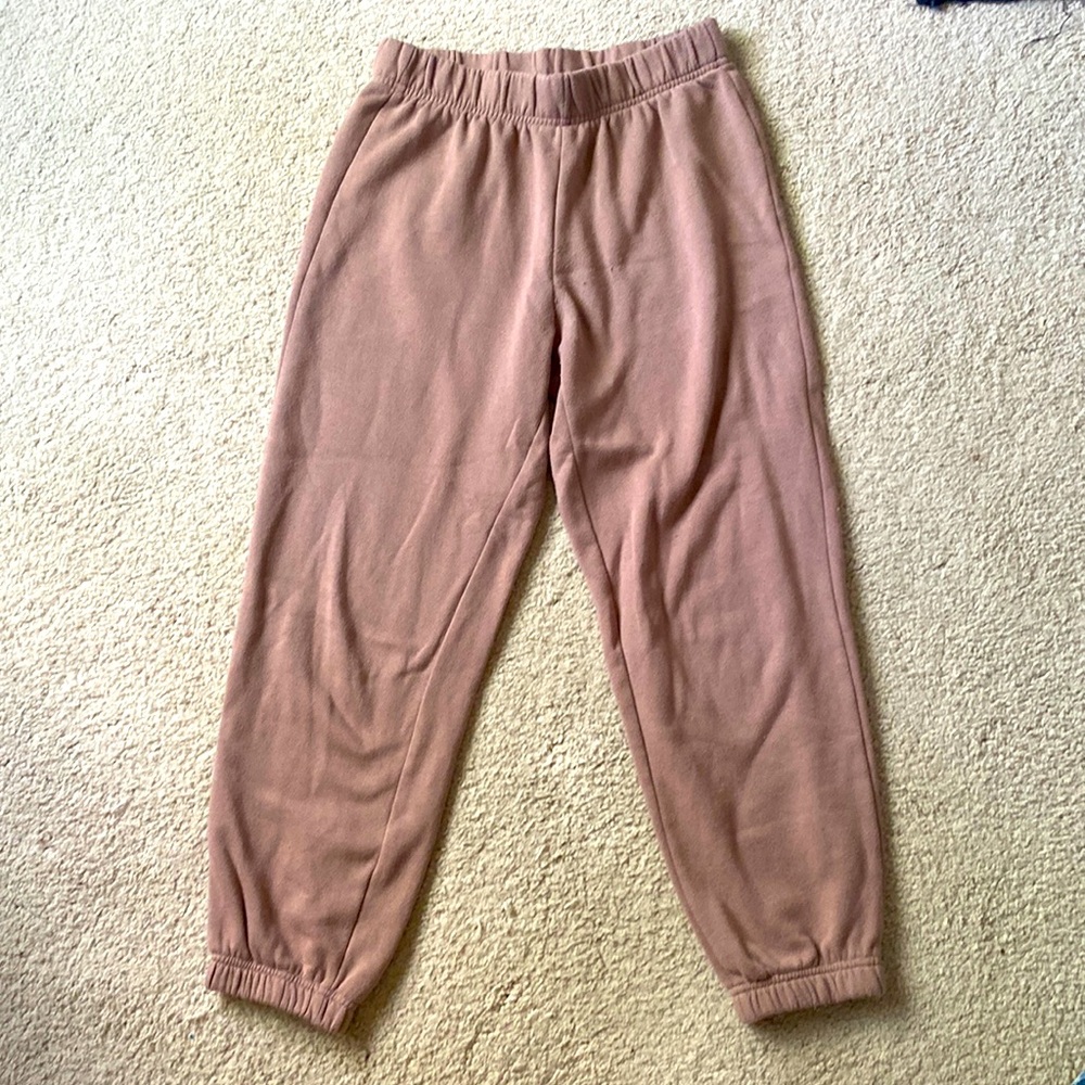 Lazy brown sweatpants